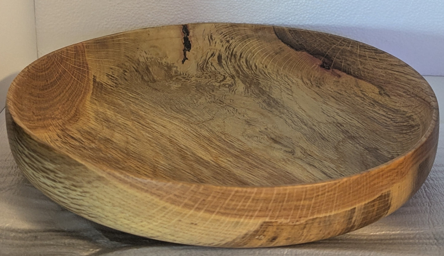 Red Oak Burl Platter