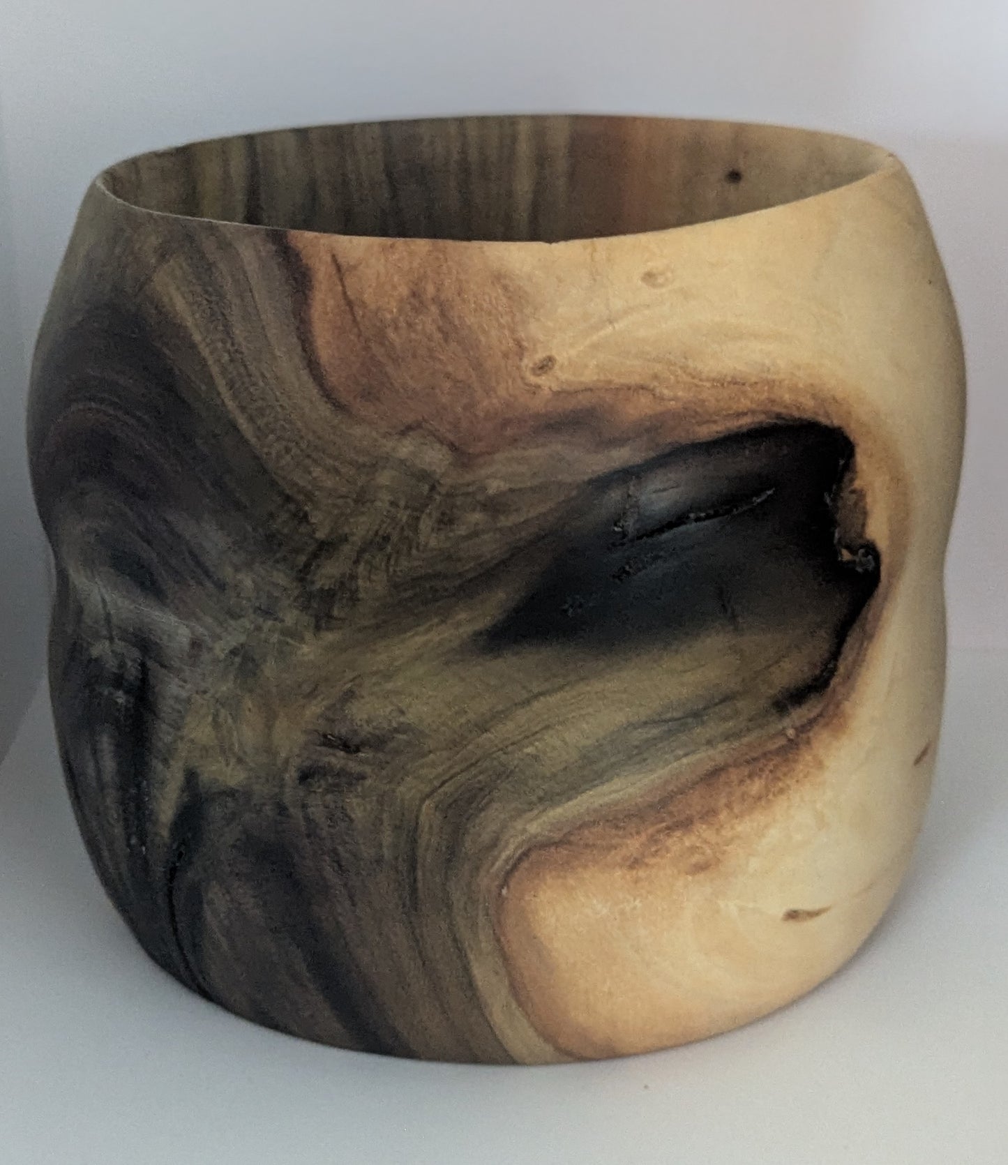 Waisted Rainbow Poplar Jar