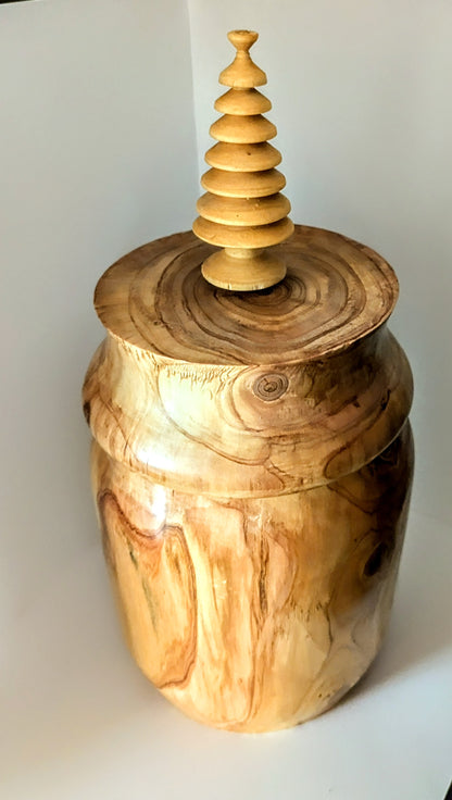 Cedar and Crape Myrtle X-Mas Cookie Jar
