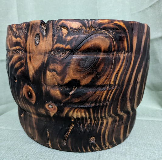 Large Pine Fire Bowl