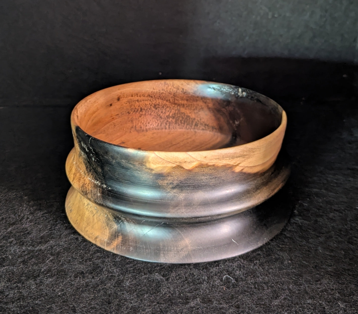 Ringed Rainbow Poplar Bowl