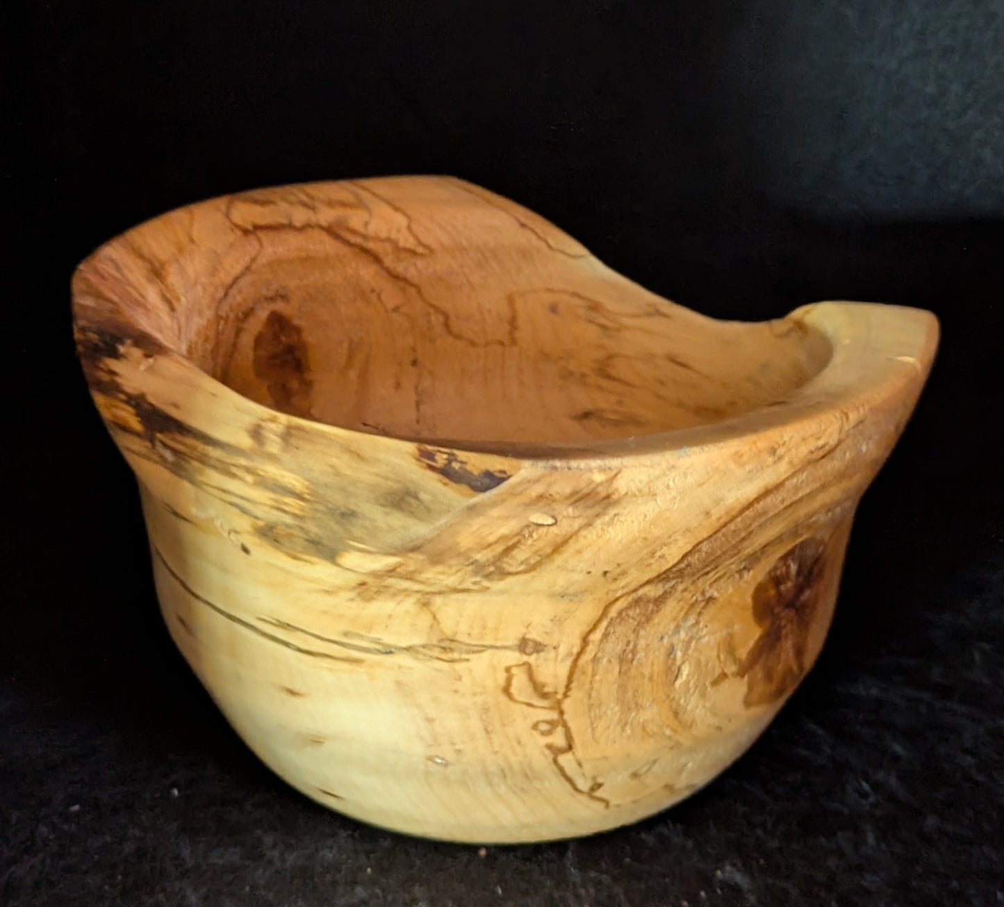 Live Edge Spalted Maple Bowl