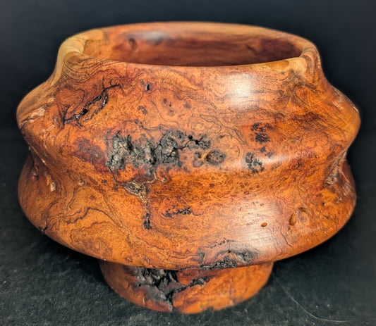 Groovy Cherry Burl Bowl